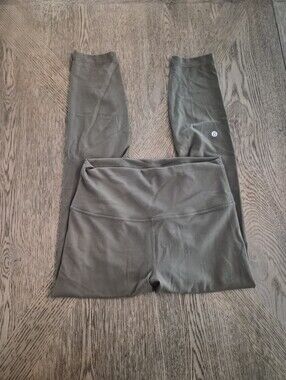 lululemon athletica Olive Green Athletic Leggings